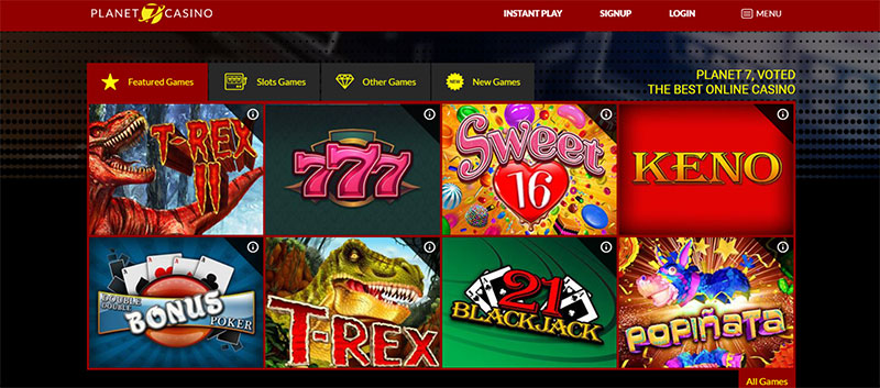Discover the Best Games at Planet 7 Casino