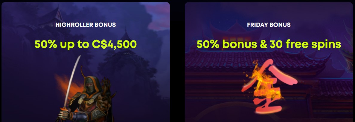 Samurai ongoing promotions