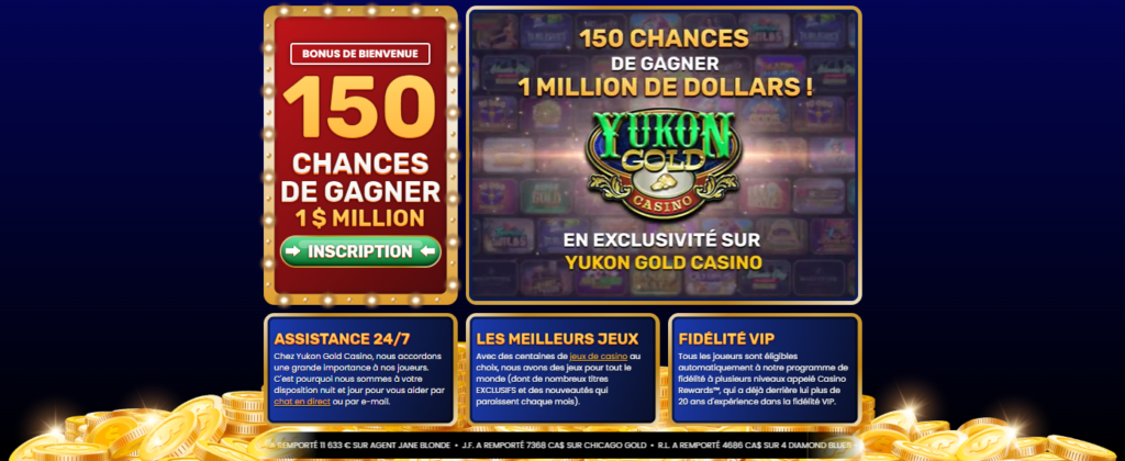 Yukon Gold bonus