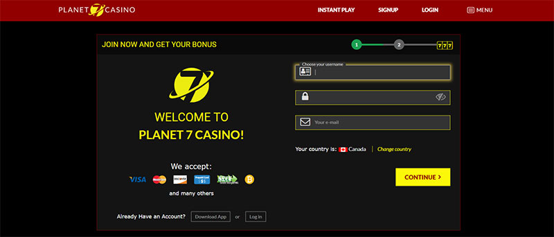 Planet7 Casino