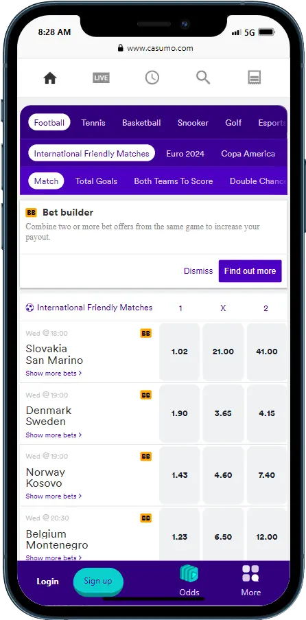 Casumo android app	
