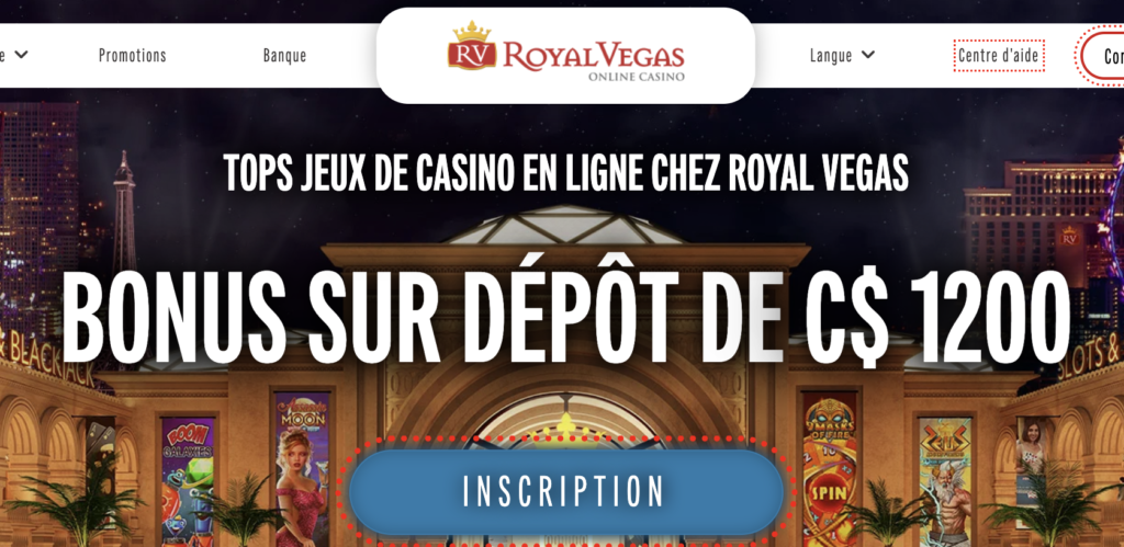 Royal Vegas bonus