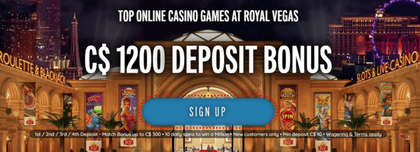 royalvegas welcom bonus