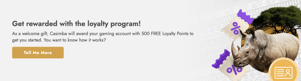Casimba loyalty program