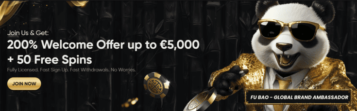 golden panda welcome bonus