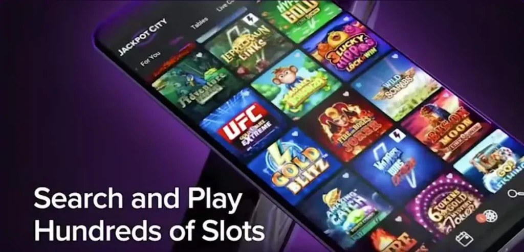 Jackpotcity Casino app.