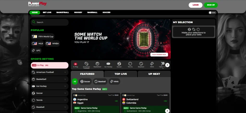 PowerPlay Casino Sports