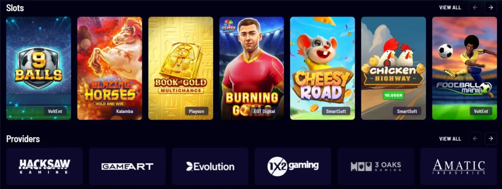 Vegaz Casino slots