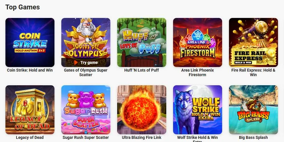 Leovegas online casino games.