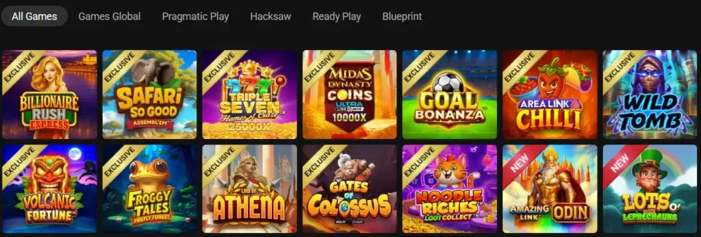 Lucky Nugget Casino games.