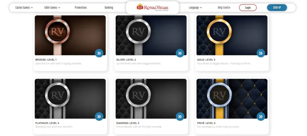 Royal Vegas bonus for loyalty.