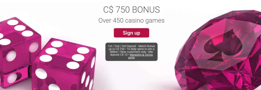 Ruby Fortune welcome bonus.