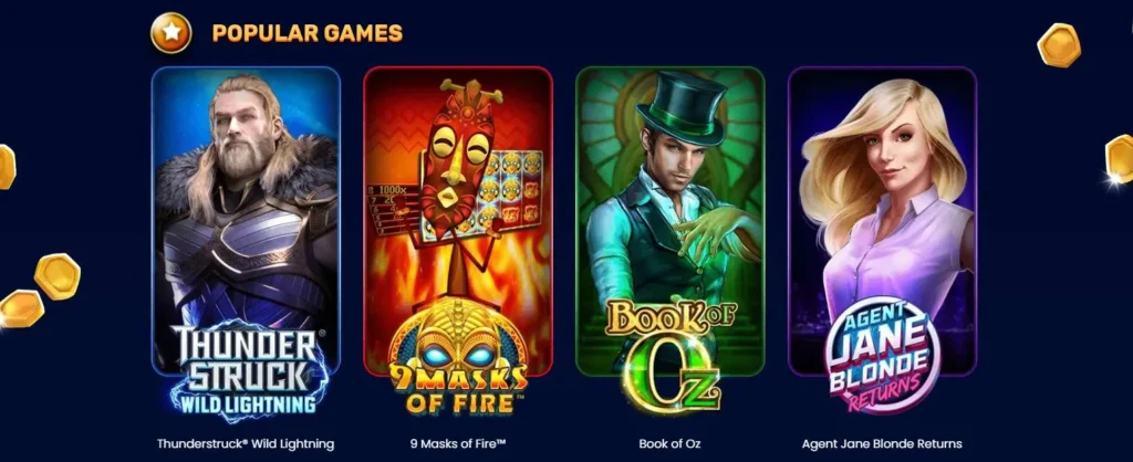 Yukon Gold Casino games.