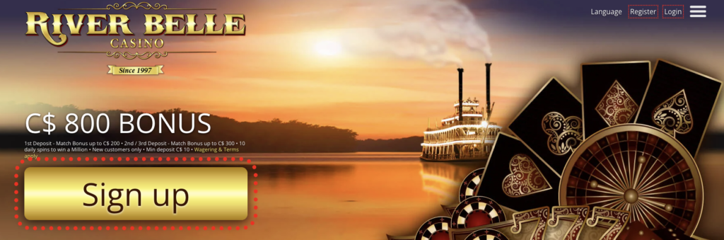 River Belle Casino Sign Up Bonus