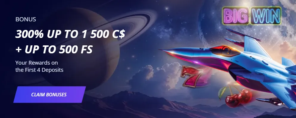 Jet Casino Welcome bonus
