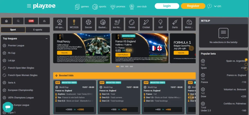 Playzee Casino sports betting