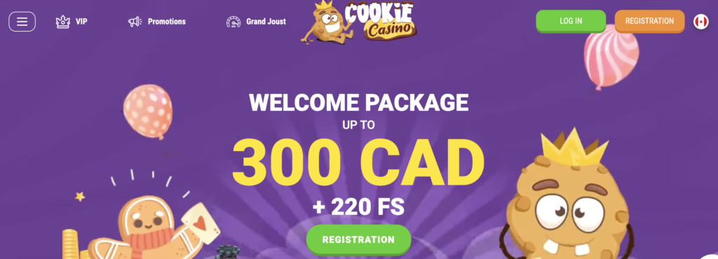Cookie Casino bonus
