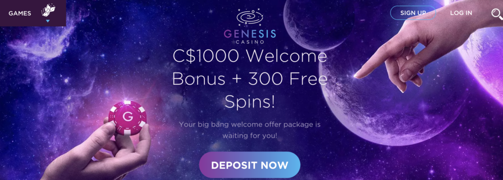 Genesis Casino bonus