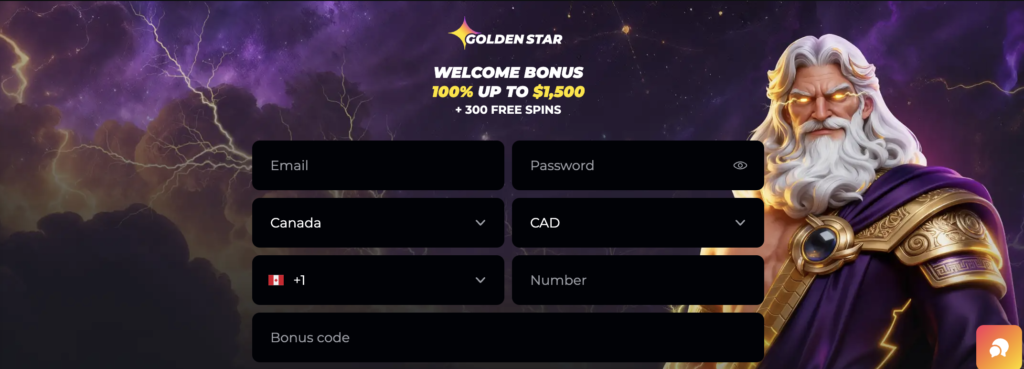 Golden Star Casino Welcome Bonus