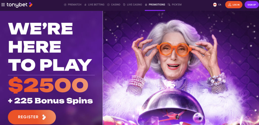 Tonybet Casino bonus