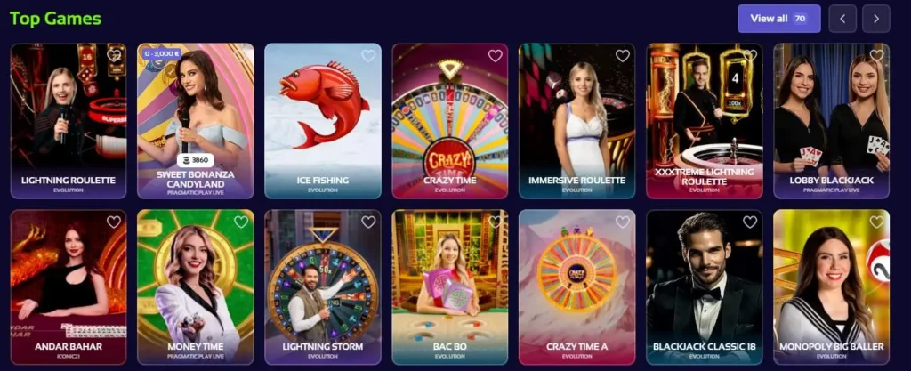 Browinner Canada live casino.