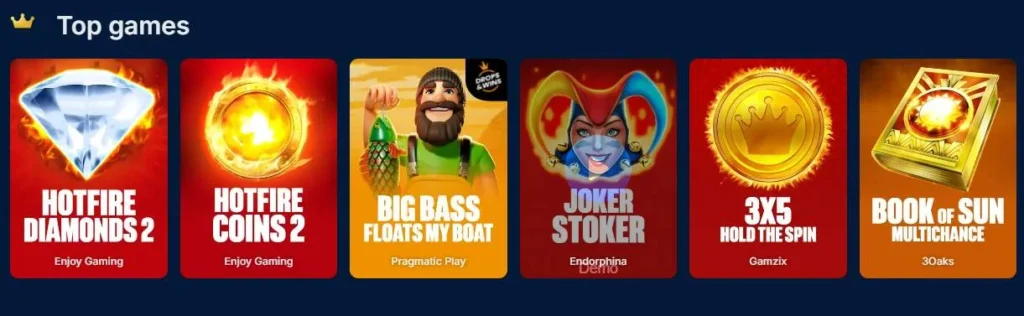 Onlywin Casino slots.