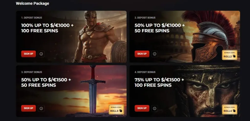 Rollero Casino promo codes