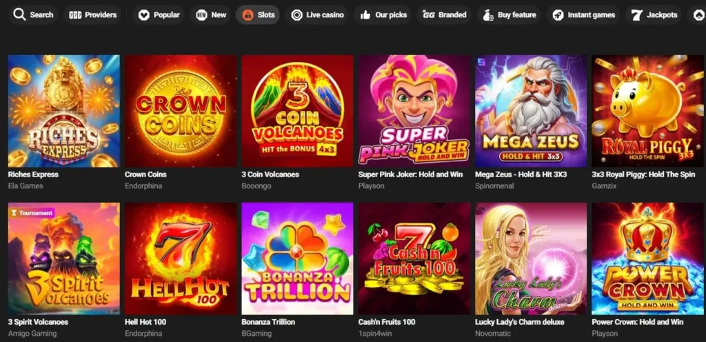 GGBet Casino Slots