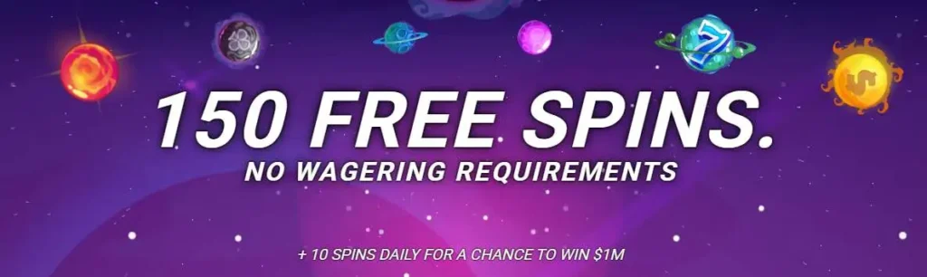 Spin Galaxy Casino bonus.