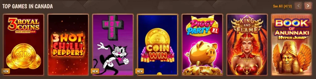 Stone Vegas Casino games