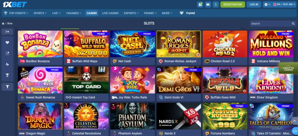 1xBet casino Slots