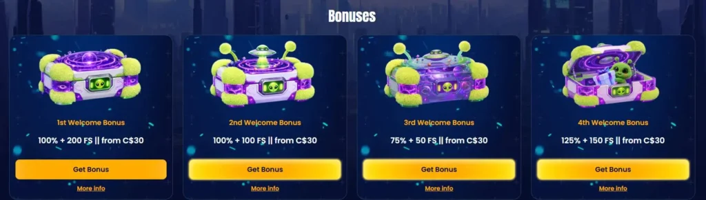 Trino Casino bonus.