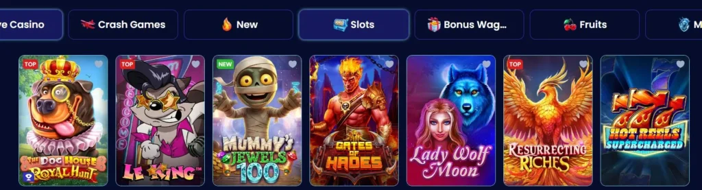 Trino Casino slots.