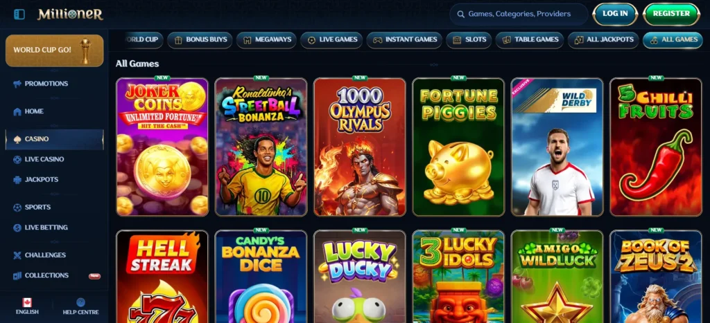Millioner Casino Slots