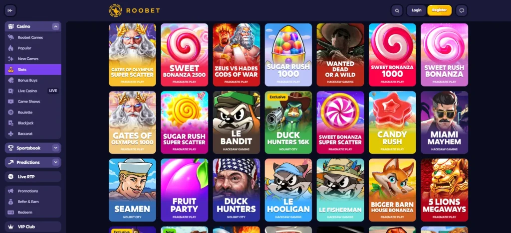 Roobet Casino Slots