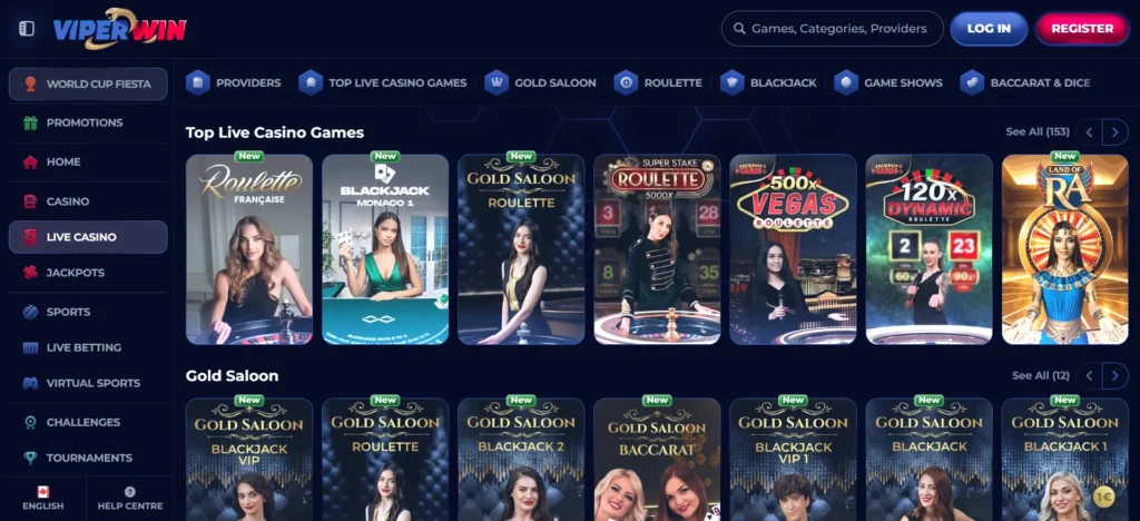 ViperWin Casino Live
