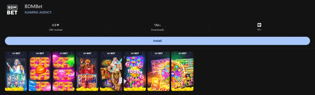BDMBet Casino App