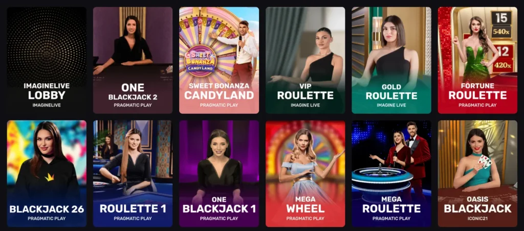 BetandPlay Casino Live games