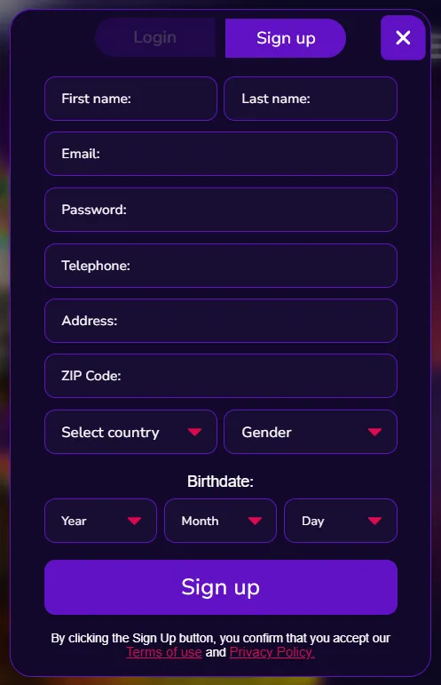 Goat Spins Casino sign up