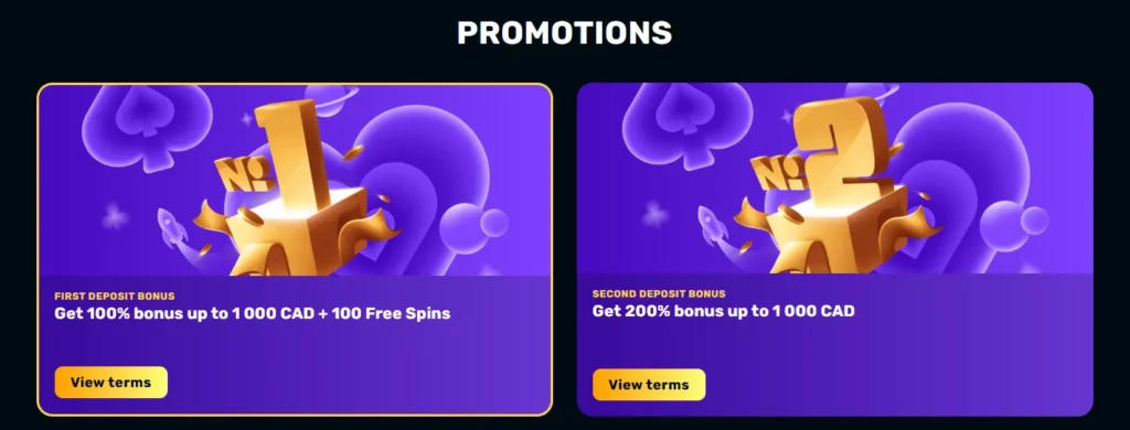 RocketPlay Casino Welcome Bonus