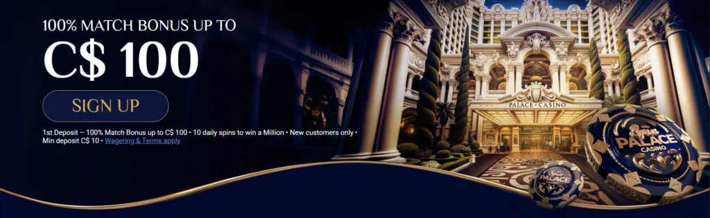Spin Palace Casino Welcome Bonus